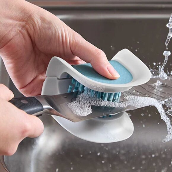 NEW PAMPERED CHEF UTENSIL SCRUBBER - Picture 1 of 2